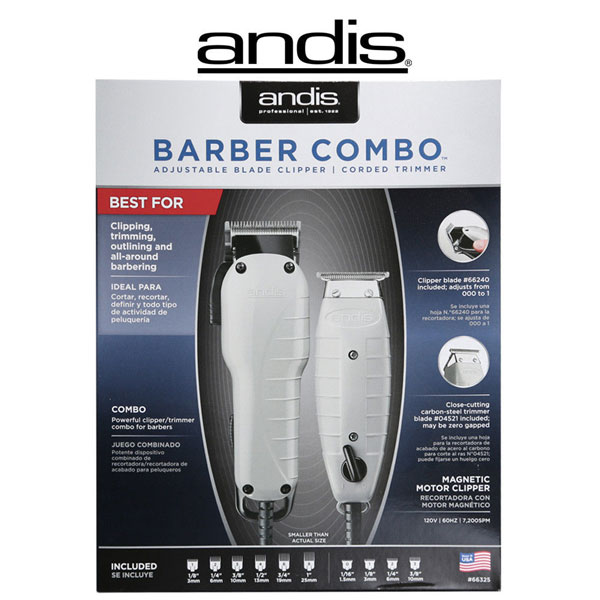 Bộ tông đơ cắt và xén tóc Andis Barber combo CL66325